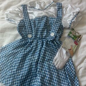 RARE VINTAGE costume TODDLER 3/4 dorothy costume wizard of oz